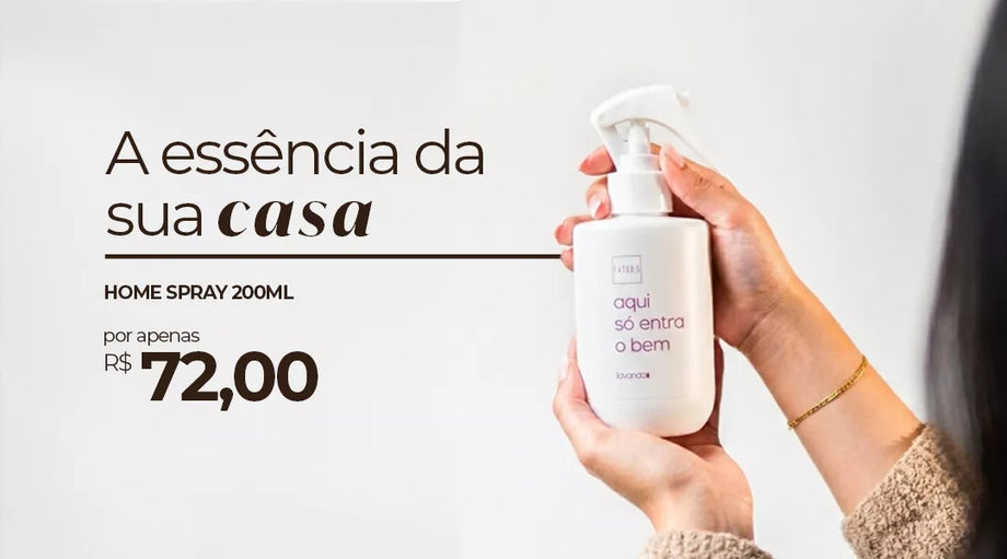 A essência da sua casa: home spray 